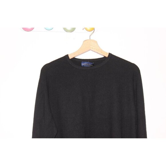 Charter Club 100% Cashmere Mens Black Sweater Size Large - Picture 2 of 7